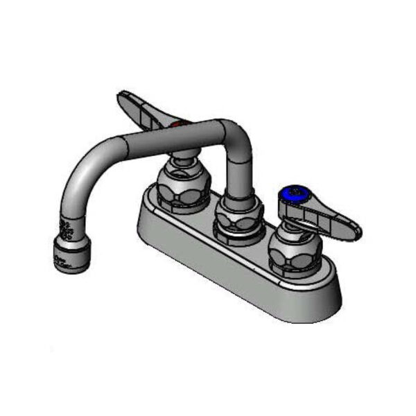 T&S  B-1110-XS-F12  Workboard Fct, 4'' Deck mt, 6'' Swing