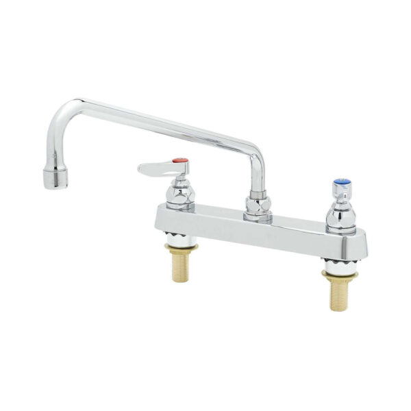T&S  B-1123-XS-F12  Workboard Fct, 8'' Deckmt, 12'' Swing Nozzle