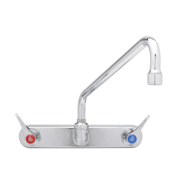 T&S  B-1128-CR  8'' Wall mt Workboard Fct, 12'' Swing Nozzle