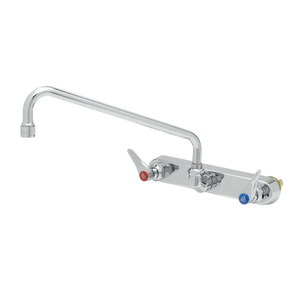 T&S  B-1128-XS-F12  Workboard Fct, 8'' Wallmt, 12'' Swing Nozzle
