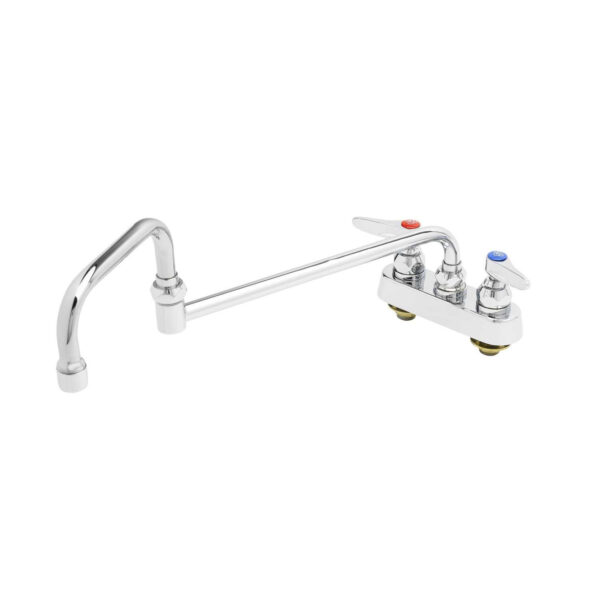 T&S  B-1131  Workboard Fct, Deck mt, 4'' Cntrs, 18'' Dbl Joint, Lever