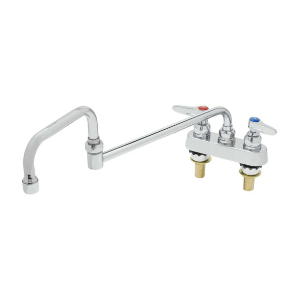 T&S  B-1131-XS  Workboard Fct, Deck mt, 4'' Center, 18'' Dbl Joint Nozzle