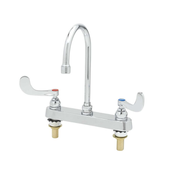 T&S  B-1142-04XS-F12  Workboard Fct, 8'' Deckmt, 6'' Swivel G.N.