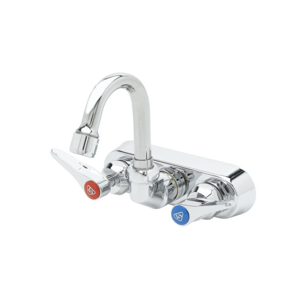 T&S  B-1146-01-CR  Workboard Fct, 4'' Wall mt, Ceramas, 131X Swivel G.N.