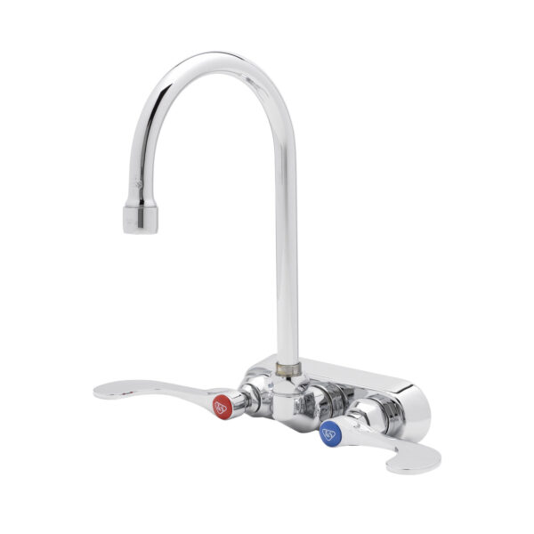 T&S  B-1146-04  Workboard Fct, Wall mt, 4'' Cntrs, Swivel G.N., 4'' Wrist
