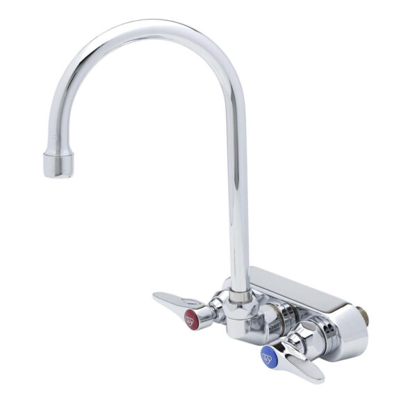 T&S  B-1146-WS  Workboard Fct, Wall mt, 4'' Cntrs, Swivel G.N. W/ 1.5GPM