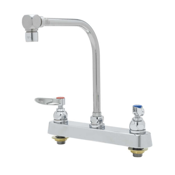 T&S  B-1148  Workboard Fct, Deck mt, 8'' Cntrs, Swing G.N.