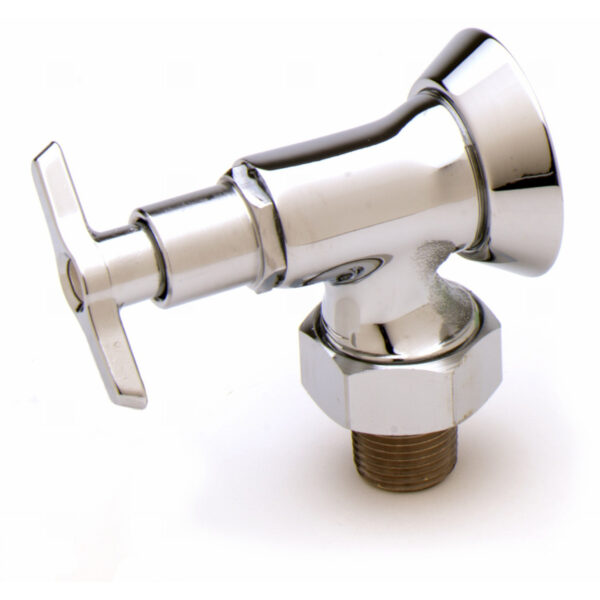 T&S  B-1351  Loose Key Angle Stop, 1/2'' NPT (F) in, 3/8'' NPT (F)