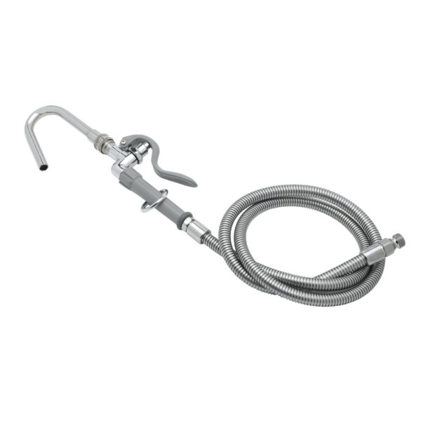 T&S  B-1413  Pot & Kettle Filler, Quick-Connect Hook Nozzle, flexHose