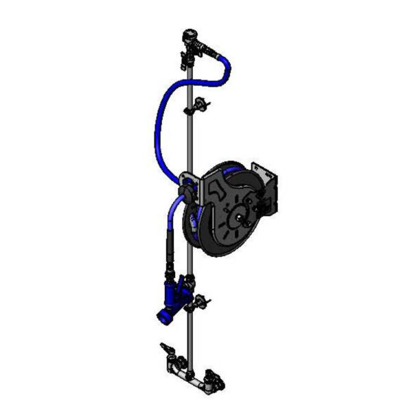 T&S  B-1433-713202QD  Hose Reel System w/ Cerama cart, MV-2516-24 w/ QD