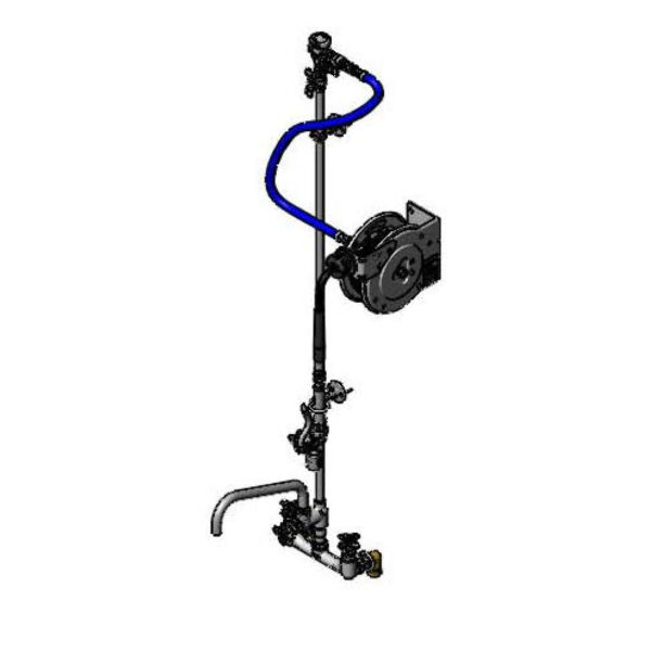T&S  B-1439-BF12-C12  Hose Reel Assy, Open 12' Hose Reel