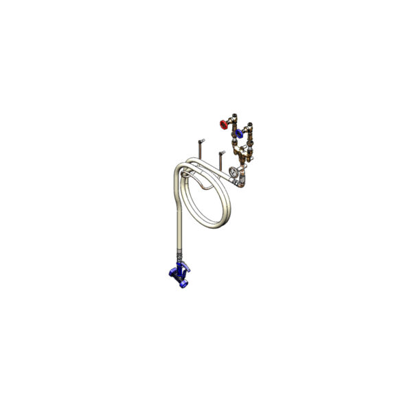 T&S  B-1450-01  Washdown Station, Hot/Cold, Thermometer, mix Vlv 1/2'' NPT