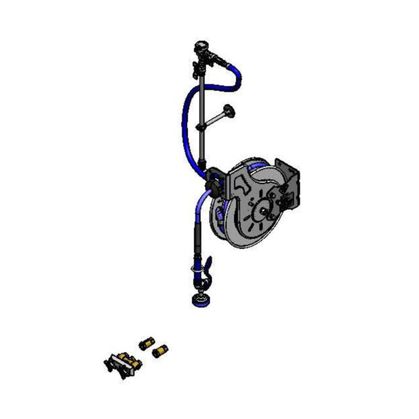 T&S  B-1459-7132-01  Hose Reel System: B-7132-01, B-0512, 2 B-CVH1-2, & 0RK-SK