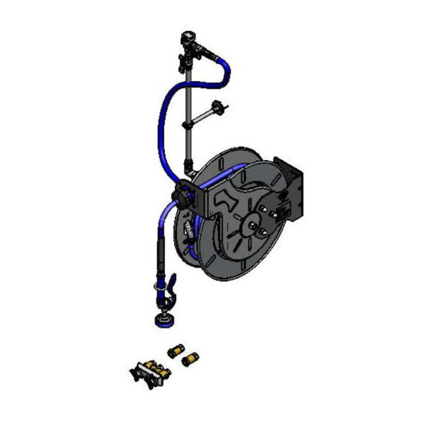 T&S  B-1459-7142-01  Hose Reel System: B-7142-01, B-0512, 2 B-CVH1-2, & 0RK-SK