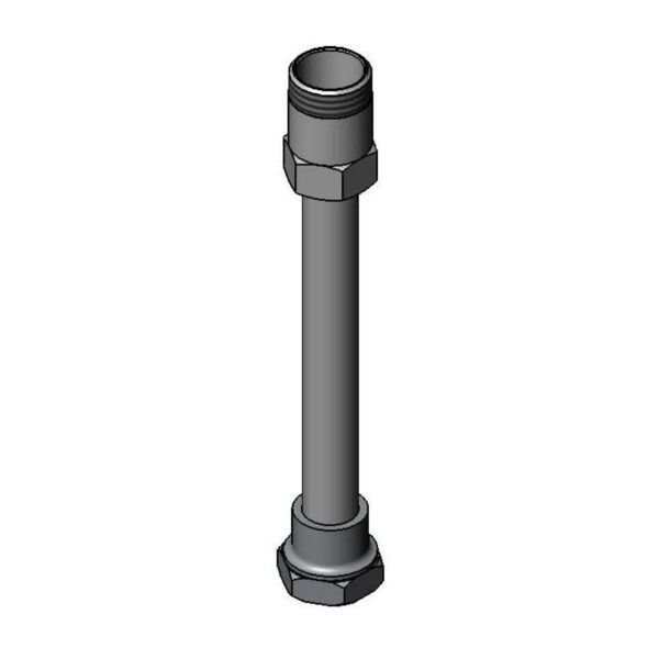 T&S  B-1912-10  Straight Swivel Extension w/ Gasket, 7-5/8''OAL