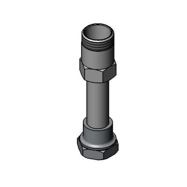 T&S  B-1912-11  Straight Swivel Extension w/ Gasket, 4-5/8''OAL