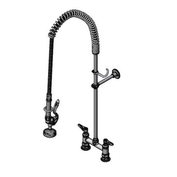 T&S  B-2223  PRU, 6'' C/C Deck mt, 44'' Flex Hose, 6'' Wall Brkt, B-0107