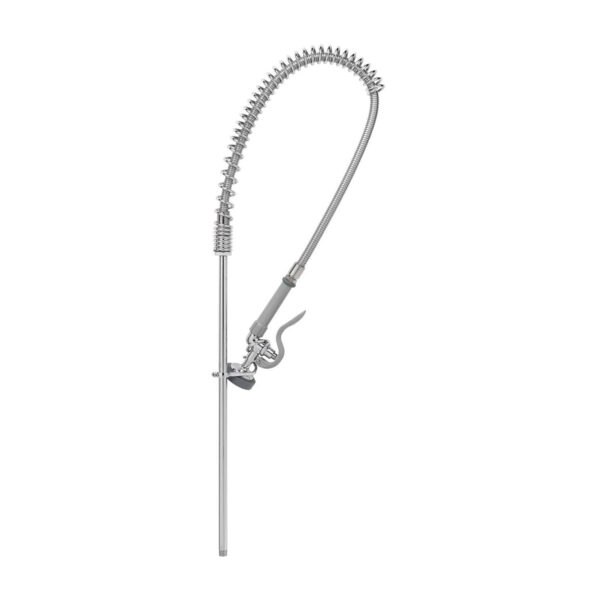 T&S  B-2250  PRU Assy, 44'' SS Hose, Self Close Squeeze Vlv