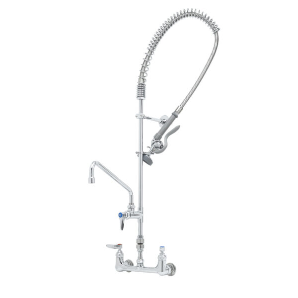 T&S  B-2278-01  PRU W/  Fct, Wall mt, 8'' Cntrs, vac. Brkr, Wall Brkt