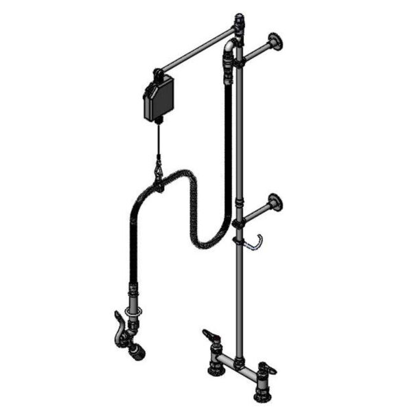 T&S  B-2279-CR  PRU: 8'' Deck mt Base, Ceramas