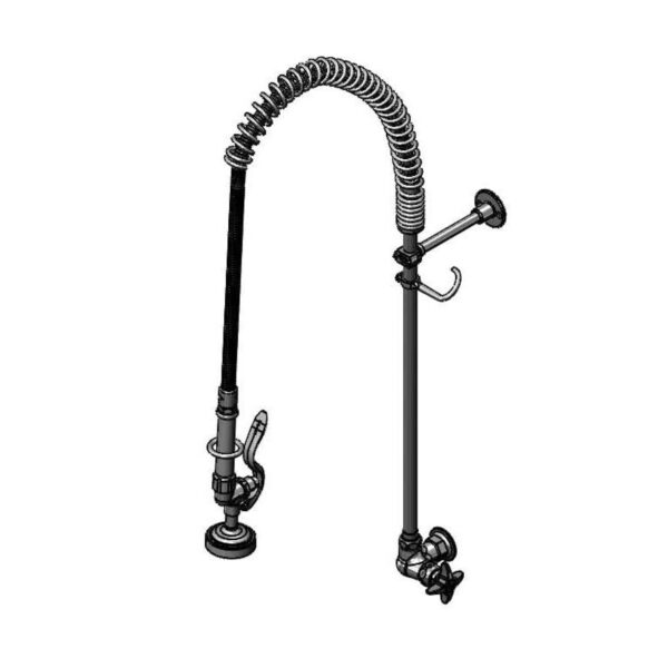 T&S  B-2285-B-22R-W  PRU, Spring , Wall mt, 1- Temp ctrl, Wall Brkt & 22'' Riser