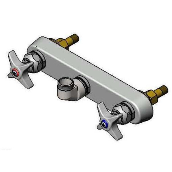 T&S  B-2289  Workboard Fct, Wall mt, 8'' Cntrs, Four-Arm Handles