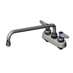T&S  B-2391  Workboard Fct, Deck mt, 4'' Cntrs, 14'' Swing, Lever