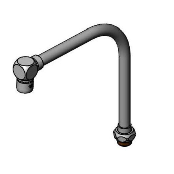 T&S  B-2403  Swivel G.N. Assy, High Rise Swing Spout, Cube Style