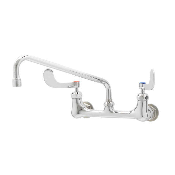 T&S  B-2463  Dbl Pantry Fct, Ceramic cart, 8'' Cntrs, 12'' Swing