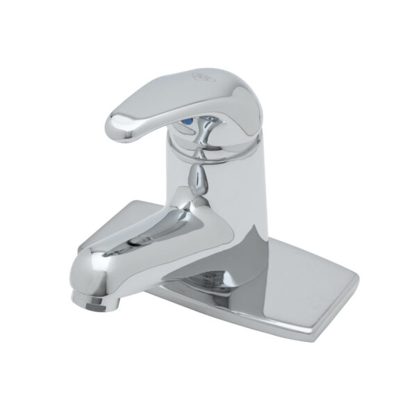 T&S  B-2703  1- Lever Fct, Ceramic cart, Short Spout, Rigid Base