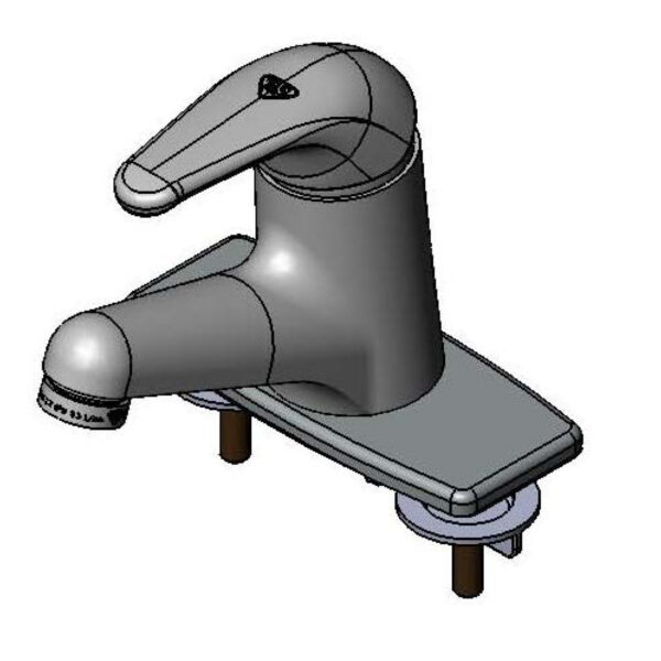 T&S  B-2703-VF22  1- Lever Fct, Ceramic, Short Spout, VR 2.2 GPM