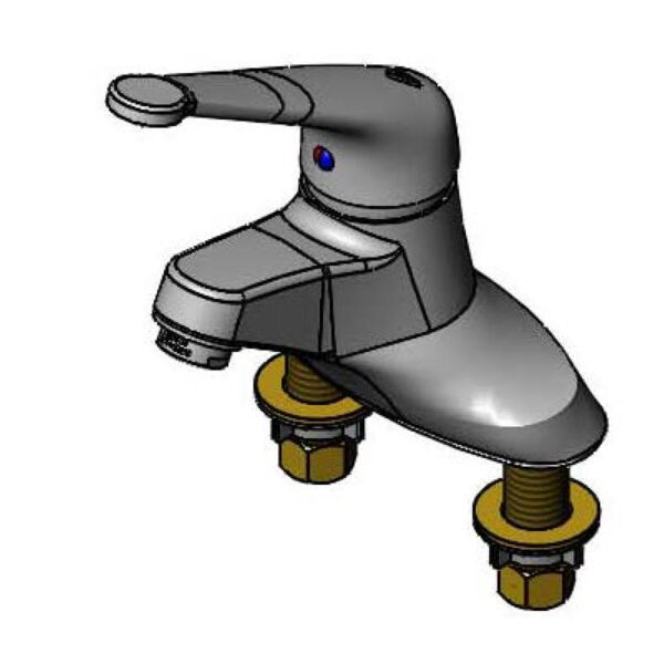 T&S  B-2711-LH  1- Lever Fct, 4'' Cntrset, 6'' Handle, 2.2 GPM Aerator