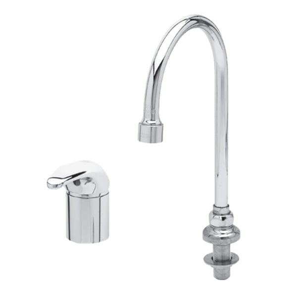T&S  B-2742-VF12  1- Lever Side mt ctrl, Swivel G.N., 1.2 GPM VR Aerator