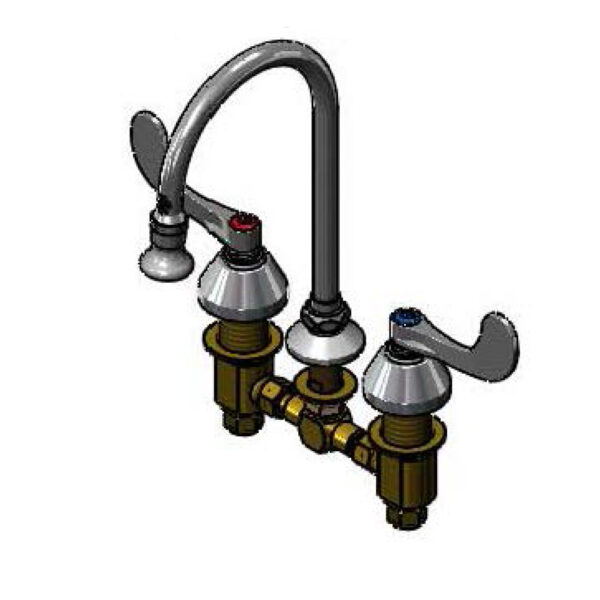 T&S  B-2865-06CR  Medical Fct, 6'' Deck mt, Ceramas, Rigid G.N.