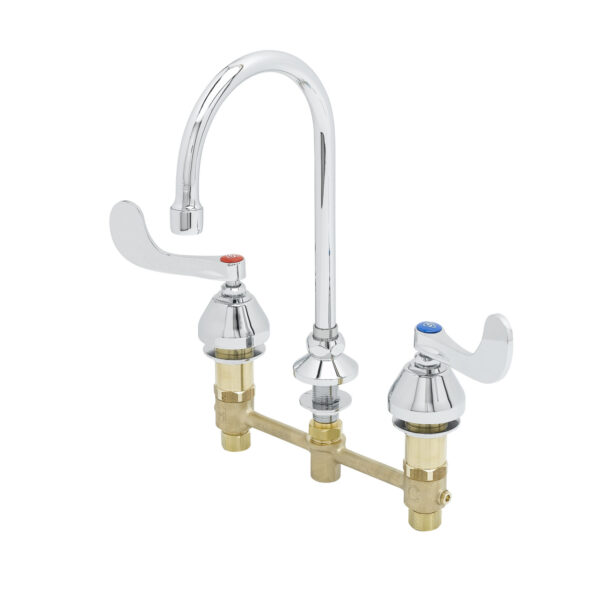 T&S  B-2866-05-LF12  Concealed WideSpr Fct, 8'' Cntrs, 6'' Swivel