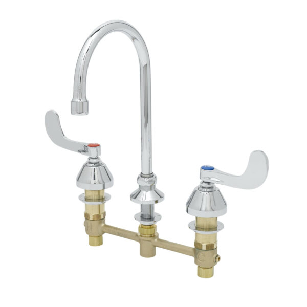 T&S  B-2866-05-LF15  Medical Fct, 8'' Cntrs, Swivel G.N.