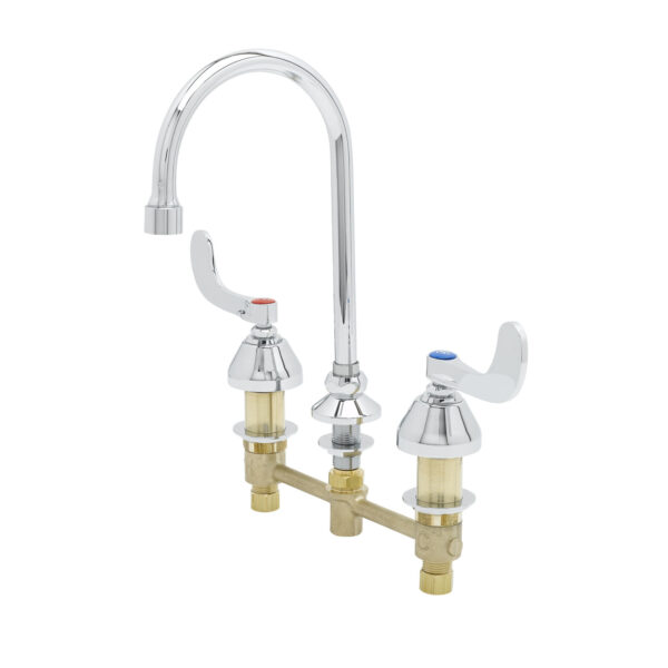 T&S  B-2866-05-VF05  Medical Fct, 8'' Cntrs, Swivel G.N., VR 0.5GPM, 4'' Wrist