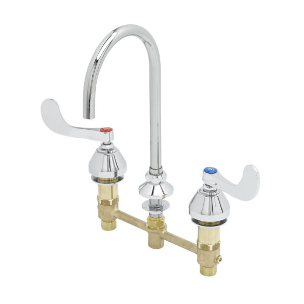 T&S  B-2866-05FC05  Concealed WideSpr Fct, 8'' Cntrs, 133XP-F05 Swivel