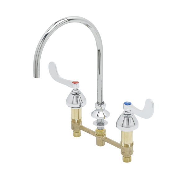 T&S  B-2866-08  Medical Fct, 8'' Cntrs, Plain End Swivel G.N., 4'' Wrist