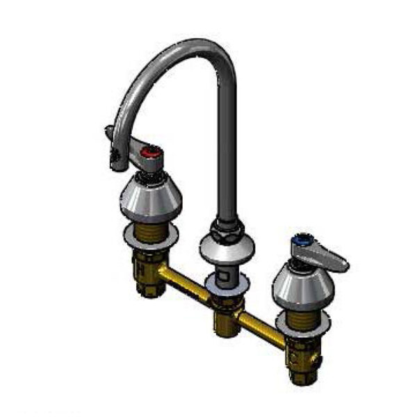 T&S  B-2866-CR5XPF15  8'' Medical Fct, XP Plain-End G.N., Ceramas