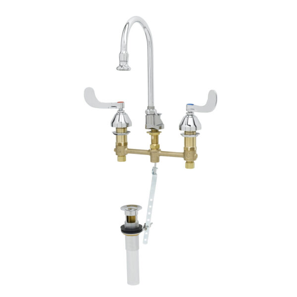 T&S  B-2868-04  Medical Fct, Concealed Body, 8'' C/C, Rigid G.N.