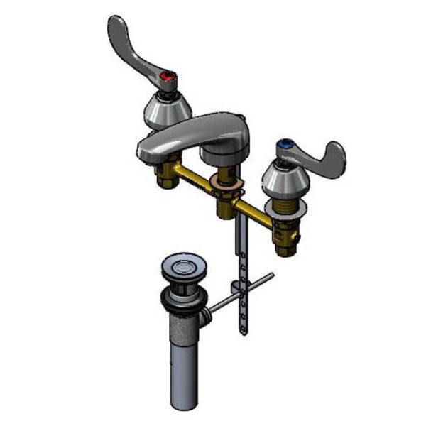 T&S  B-2990-PWH4  Lav Fct, Concealed Body, 8'' Cntrs, Cast Basin Spout