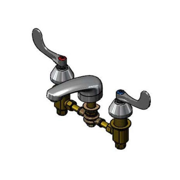 T&S  B-2992-WH4  Lav Fct, Concealed Body, Swivel Joint, 8'' Cntrs