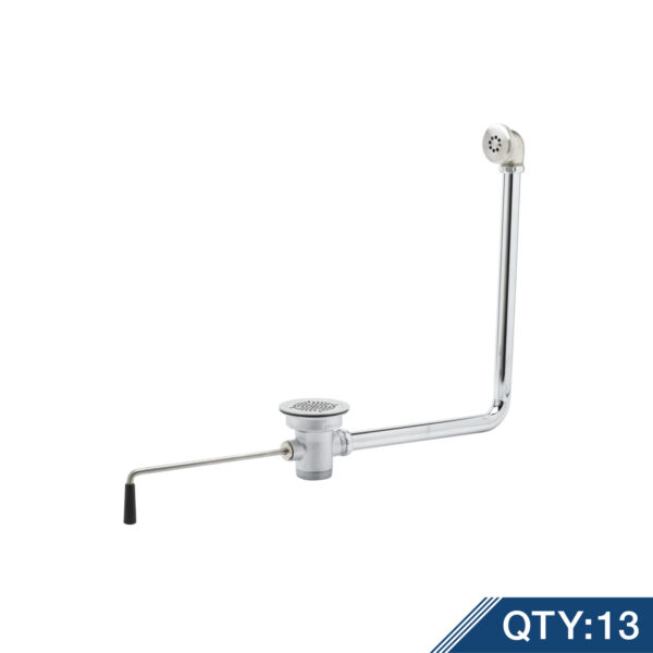 T&S  B-3940-01M  3'' Twist Waste Drain W/ Overflow Assy QTY 13