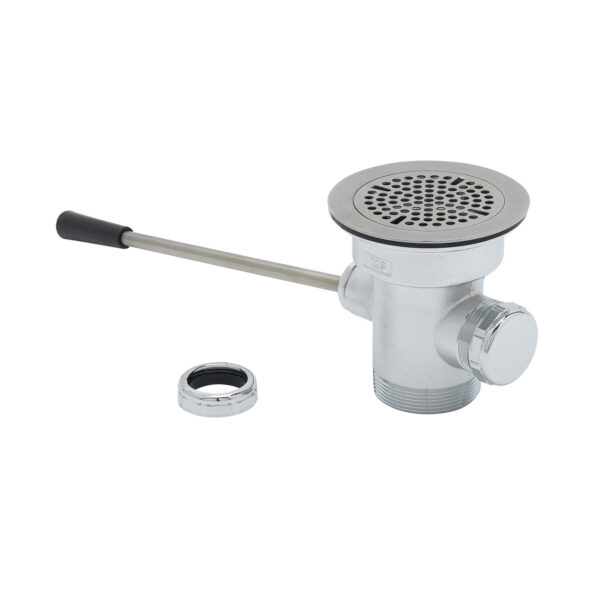 T&S  B-3962  Waste Drain Vlv, Lever Handle, 3'' x 2''