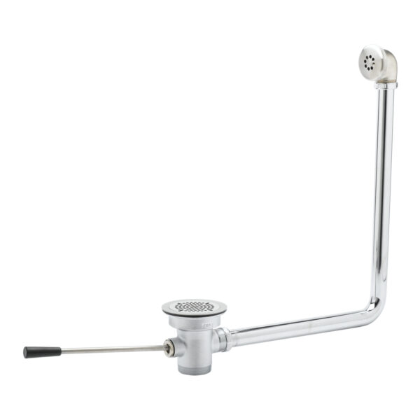 T&S  B-3970-01  Waste Lever, 3-1/2'' X 2'' W/ Overflow, NPT Adapter