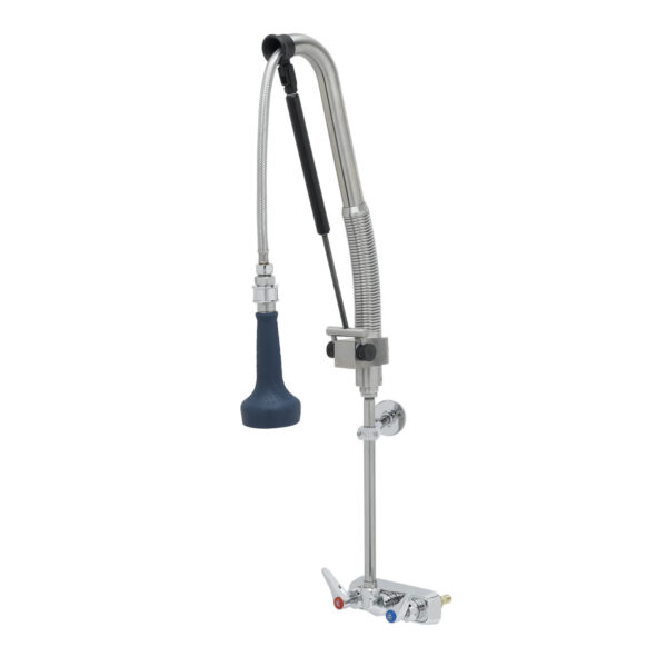 T&S  B-5115-CR-B8P  Pull-Down PRU w/ Cerama cart,Lever, WallBrkt