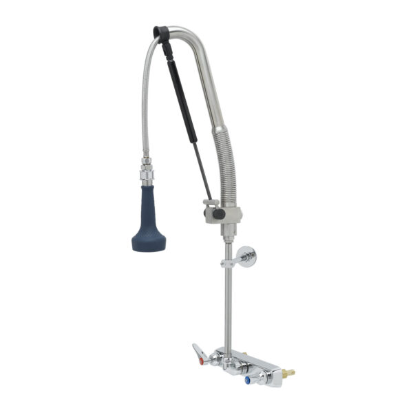 T&S  B-5125-CR-B8P  Pull-Down PRU w/ Cerama cart,Lever, WallBrkt