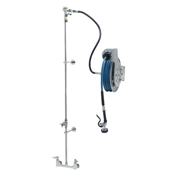 T&S  B-7232-U01XS1E  Hose Reel System, 3/8'' ID x 35' Open Hose Reel