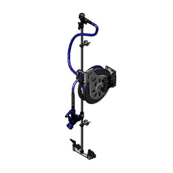 T&S  B-7232-U05XS1E  Hose Reel System, 3/8'' ID x 35' Open Hose Reel